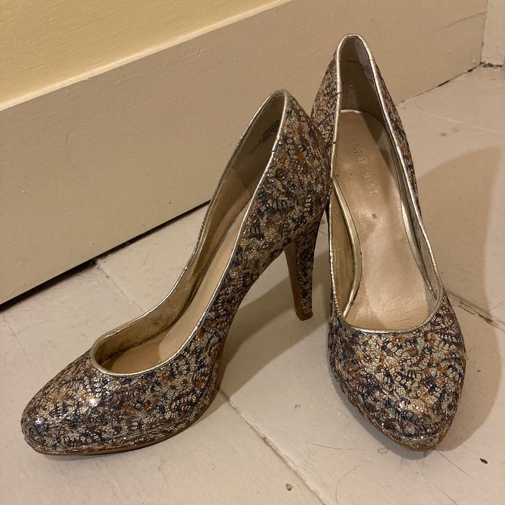 Sparkly Nine West shoes